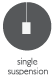 Single Suspension Symbol