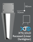 XTS 3.5 LD Recessed TILE
